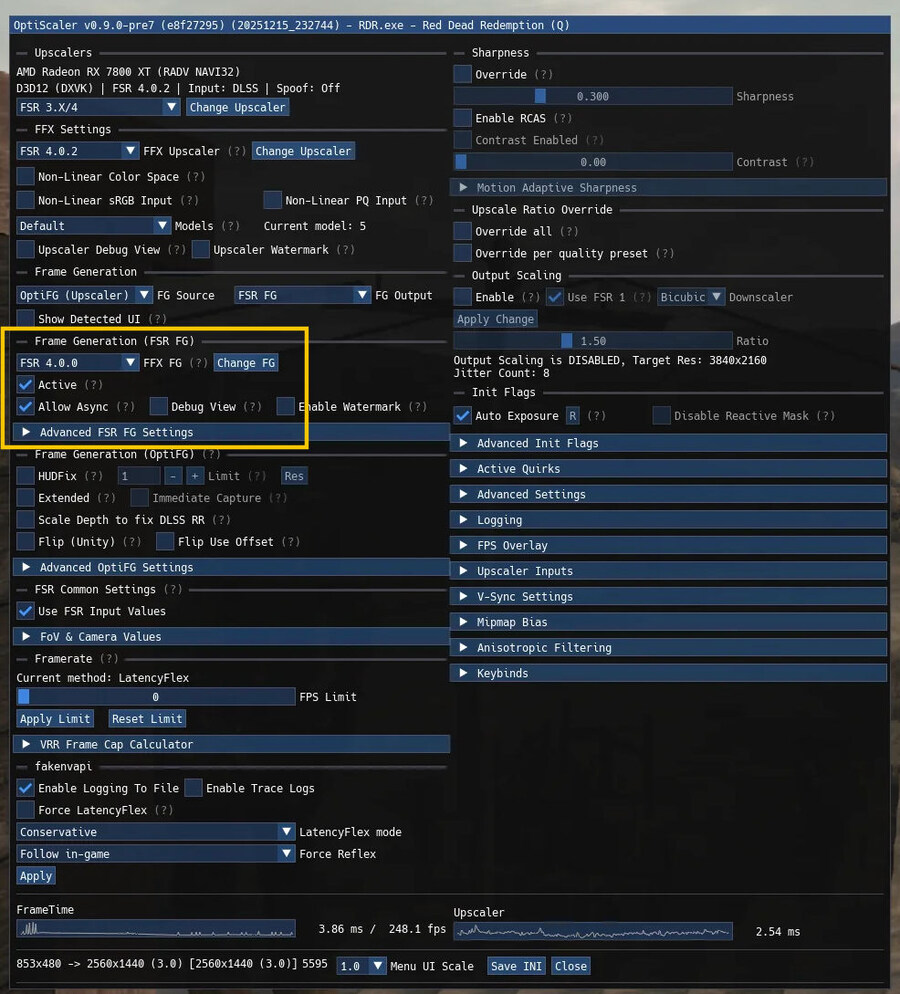 모더가 FSR레드스톤 ML프레임생성을 RDNA 3에서 구동하는데 성공_4.jpg
