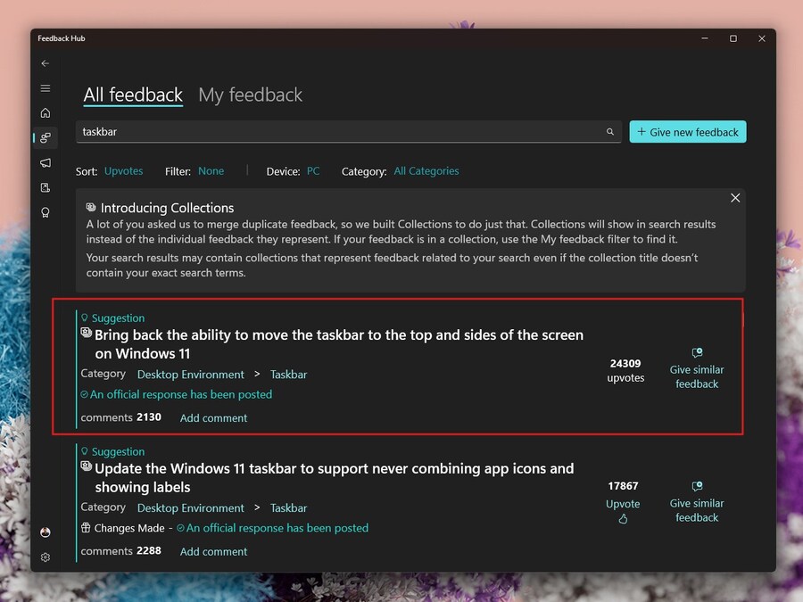 MS의 설명,윈도우 11에서 작업 표시줄을 윈도우 10처럼 이동할 수 없는 이유_3.jpg