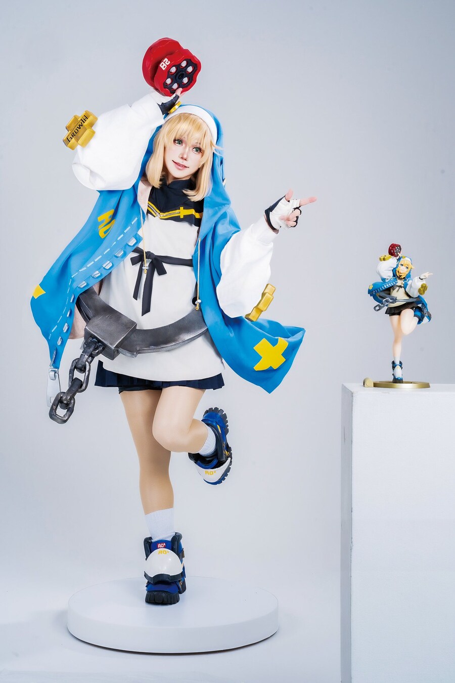 길티기어)브리짓 코스어 하는사람과 피규어 포즈 똑같네?_1.jpg