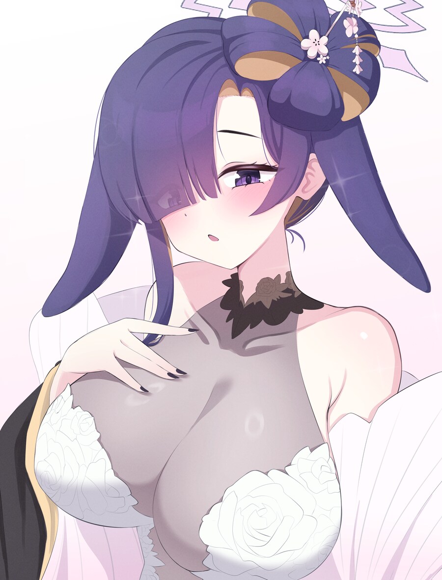 블루아카)드레스 츠쿠요 왤케 이쁨???_1.png