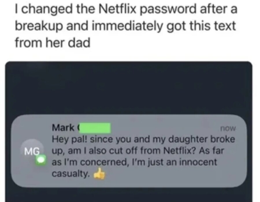 여친과 헤어지고 넷플릭스 계정 비번을 바꾸자 온 문자.jpg_1.jpg