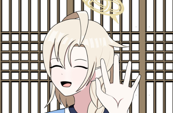 블루아카) 아야메의 유일한 '친구'.manhwa_1.jpg