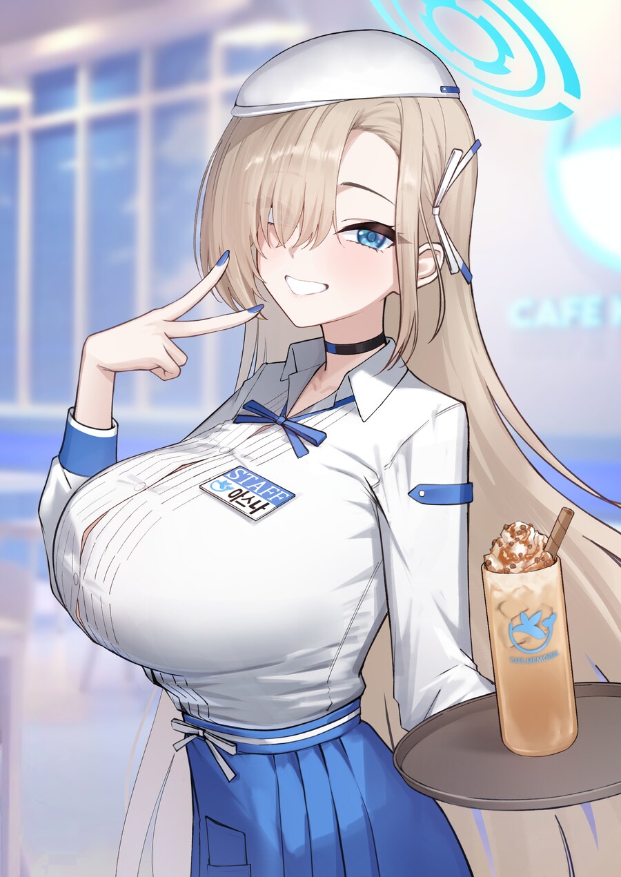 [블루아카] 콜라보 카페 알바 아스나_1.png