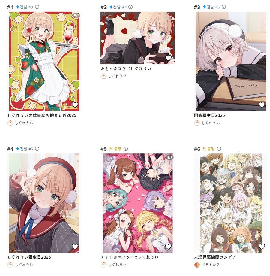 새해 첫날 픽시브 랭킹을 지배한 버튜버_1.jpg