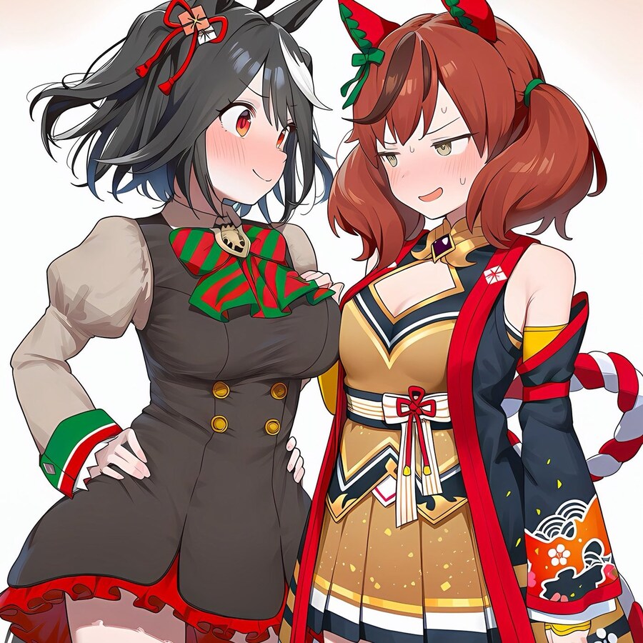 [말딸] 승부복을 바꿔입은 네이처와 키타산_1.jpg