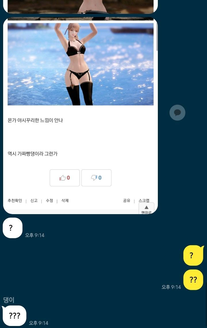 로아 유저가 변태 같은 커마를 남친에게 들킨 결말_3.png