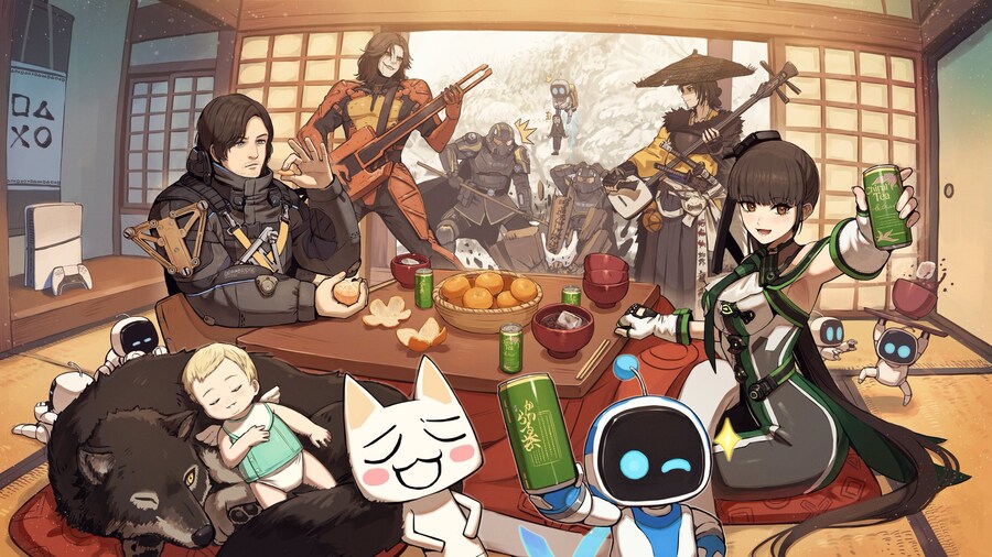 PS 재팬 신년 일러스트에 등장한 이브_1.jpg