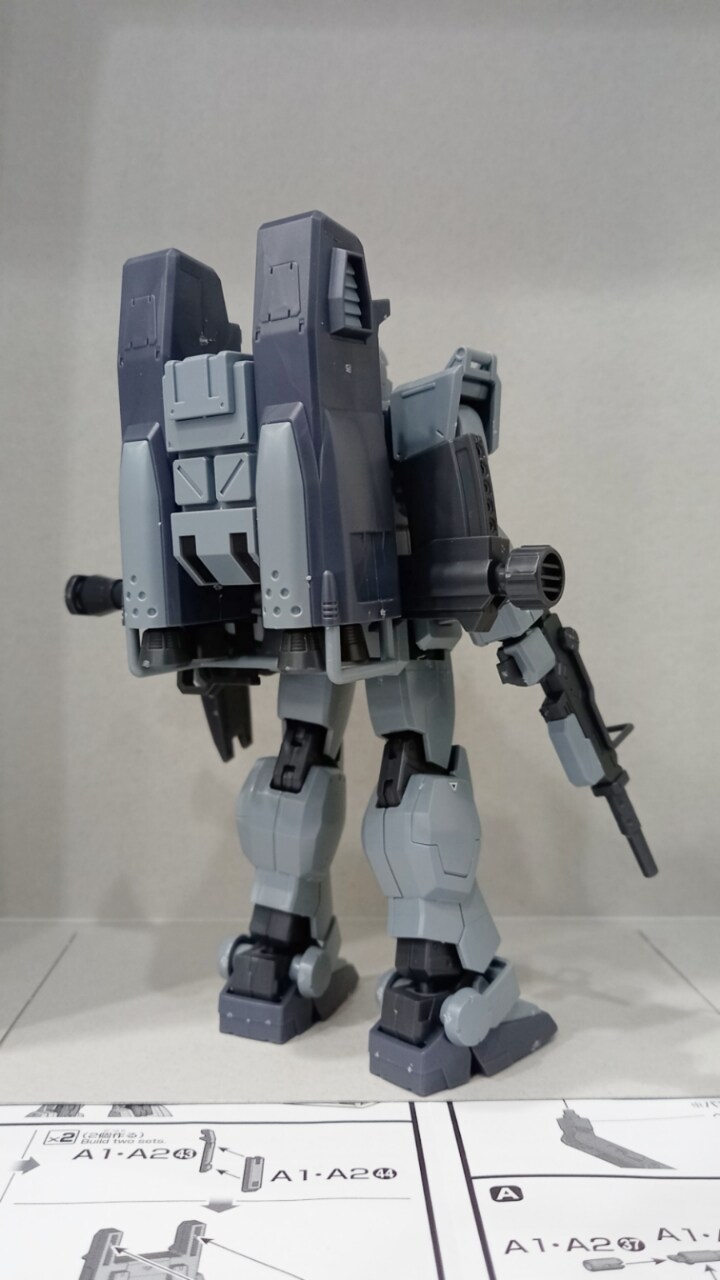 두 번째로 만든 HGUC 육전형 짐 슬레이브 레이스 패러슈트팩_2.jpg