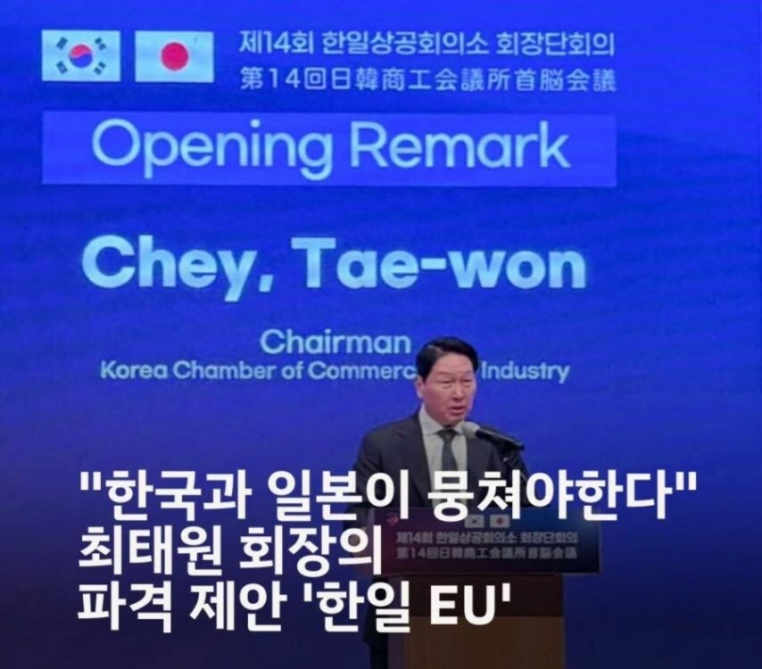 SK 최태원 회장 " 한국과 일본이 뭉쳐야 한다 "_1.jpg