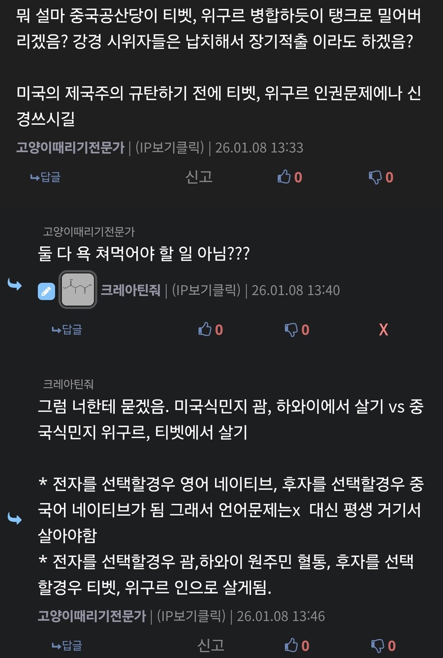 미국 개짓거리 욕 했더니 중국 얘기 하는건 또 뭐냐_1.jpg