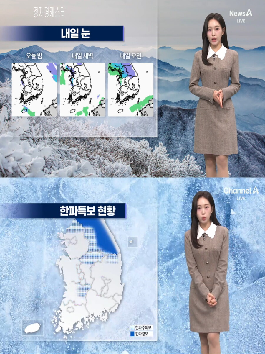 내일, 아침 서울 영하 9도(중부 눈 또는 비, 당분간 강추위)_11.jpg