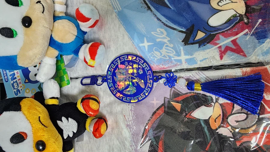 소닉) 한국 한정 소닉 자개 아크릴 키링_5.webp