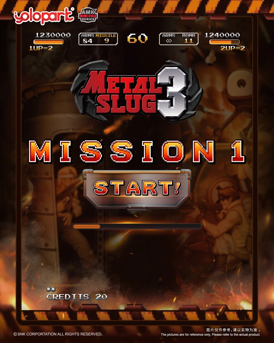 욜로파크 AMK pro 메탈슬러그 3 시리즈 예고