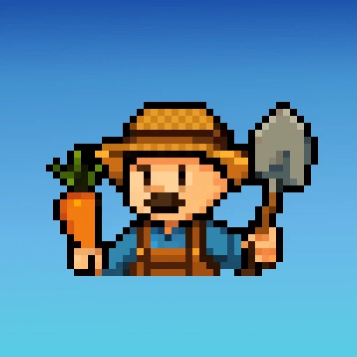 픽셀 밭에서 시작되는 모험, 농부가 영웅이 되는 순간_1.webp