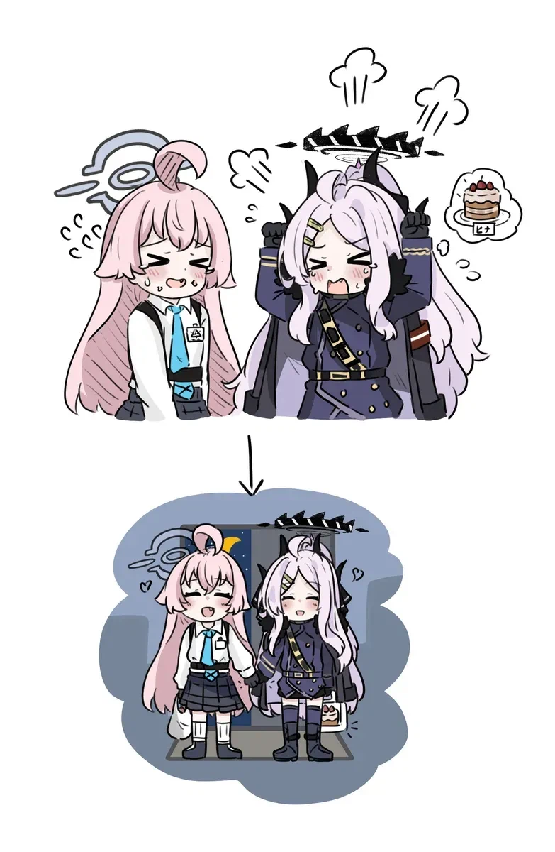 블루아카) 히나에게 혼나는 호시노_1.webp