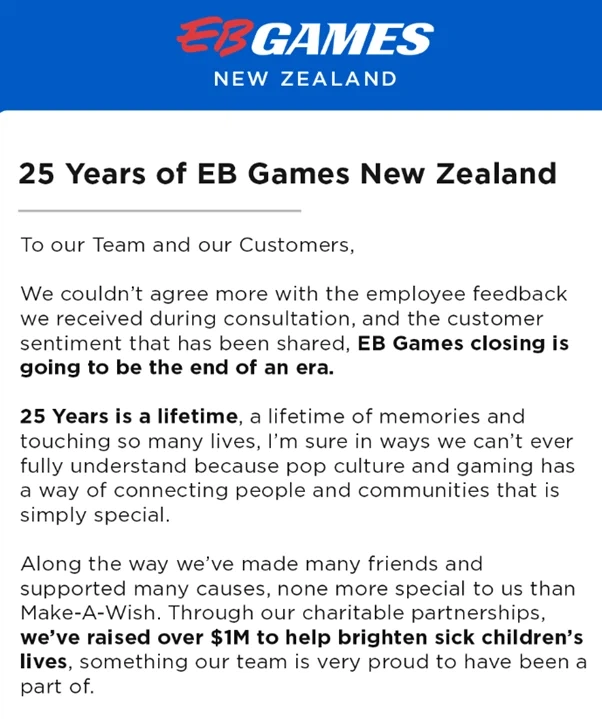 뉴질랜드 게임스토어 EB Games가 1월 말에 사업 종료_2.webp