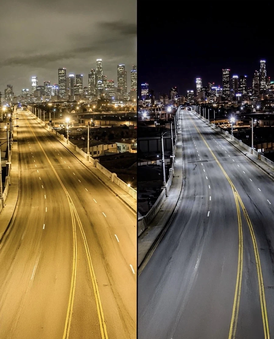 가로등 14만개를 LED로 교체한 LA 풍경 전후.jpg_1.webp