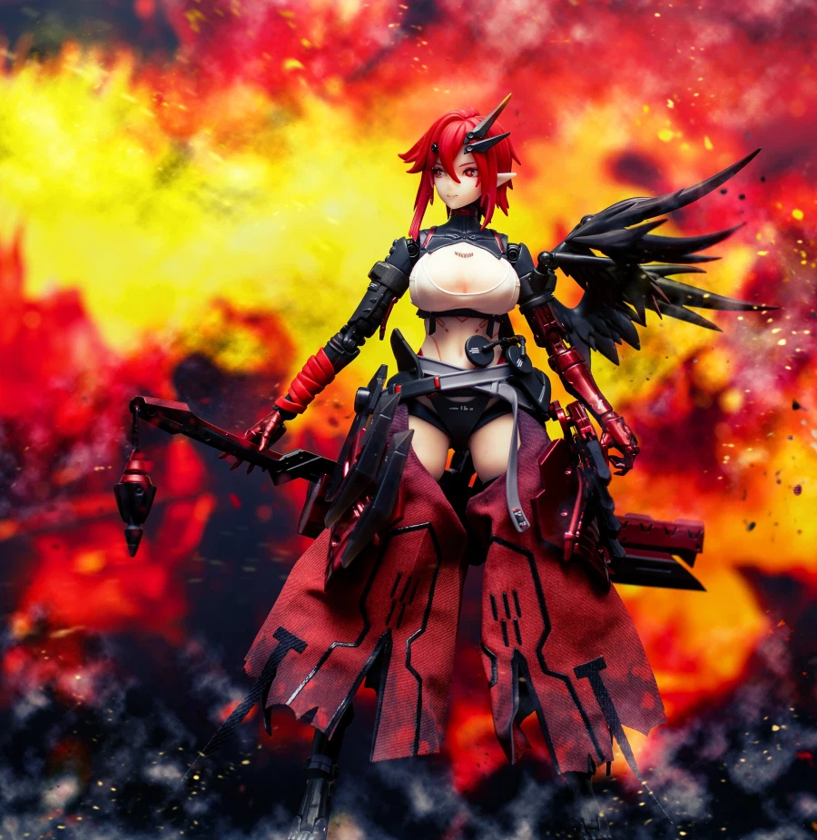 [애니메스터] 1/9 울프 마스치브 포스 [카라스 사무라이]_4.webp