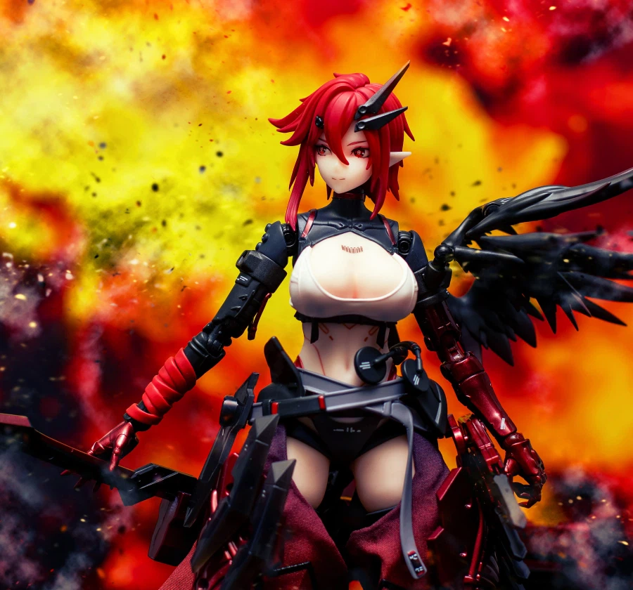 [애니메스터] 1/9 울프 마스치브 포스 [카라스 사무라이]_2.webp