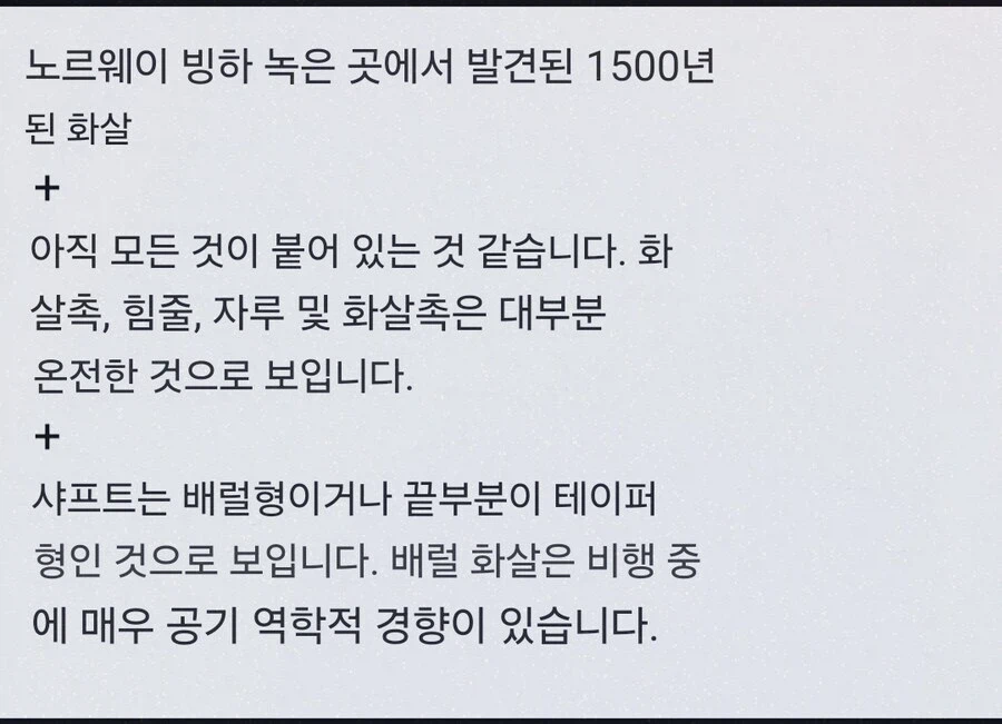 빙하가 녹으며 발견된 3600년 전 고대의 화살_7.webp