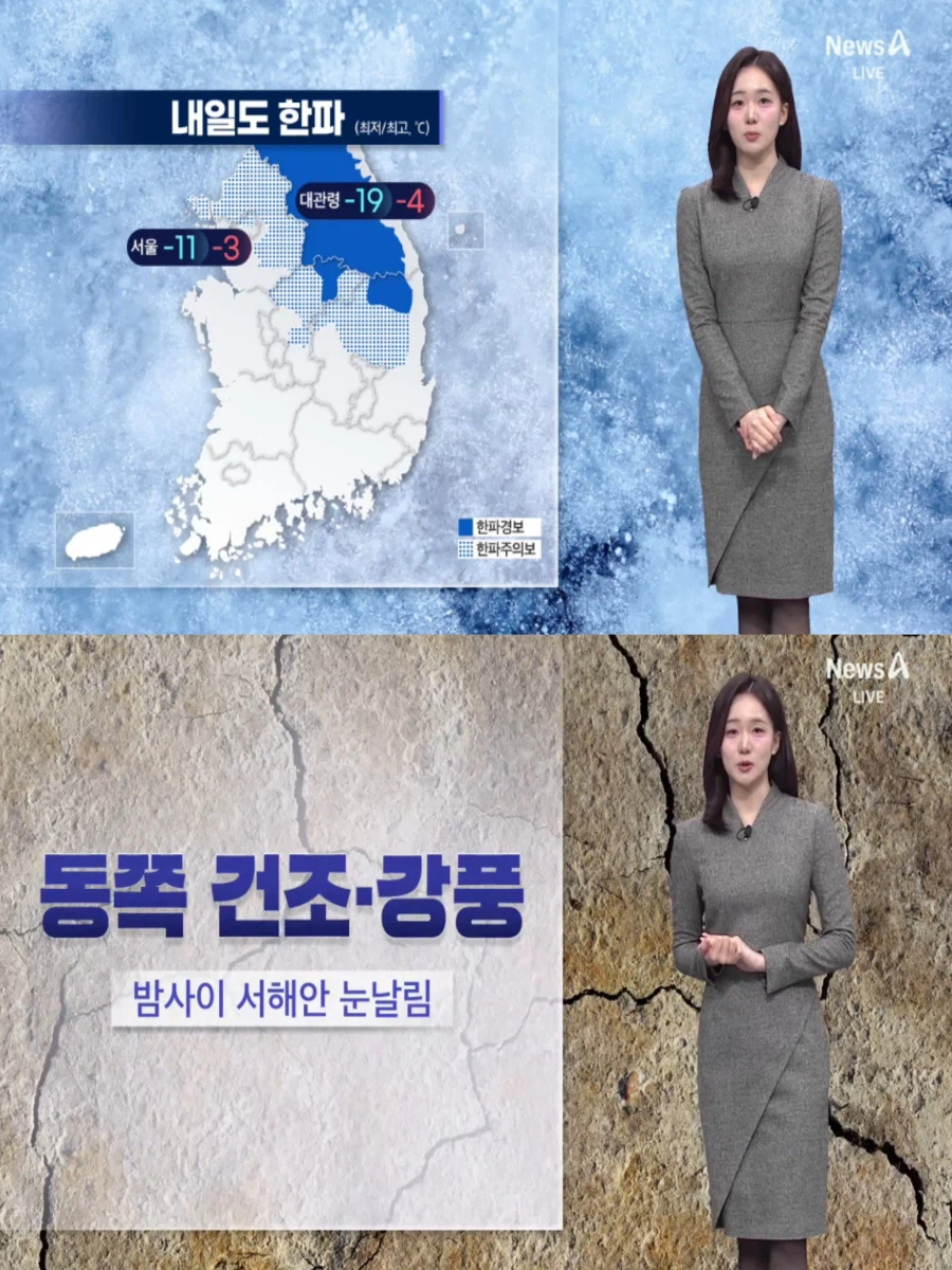 휴일, 강추위 계속(아침 더 추워, 동쪽 대기 건조)_12.webp
