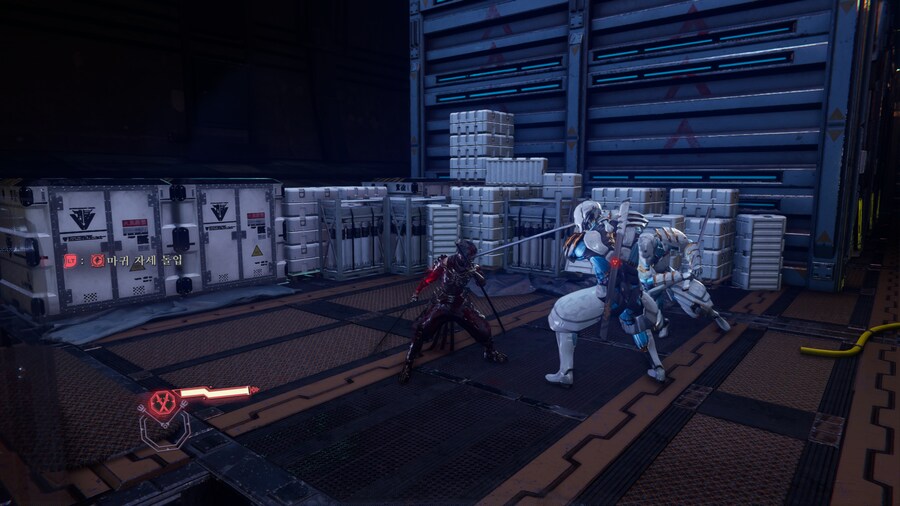 닌가4 초반에 LT 버튼 누르고 마귀 자세 공격하는거 어케 하는거죠?_1.png