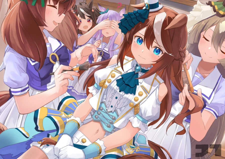 [말딸] 테이오와 맥퀸의 새 승부복 교환_1.webp