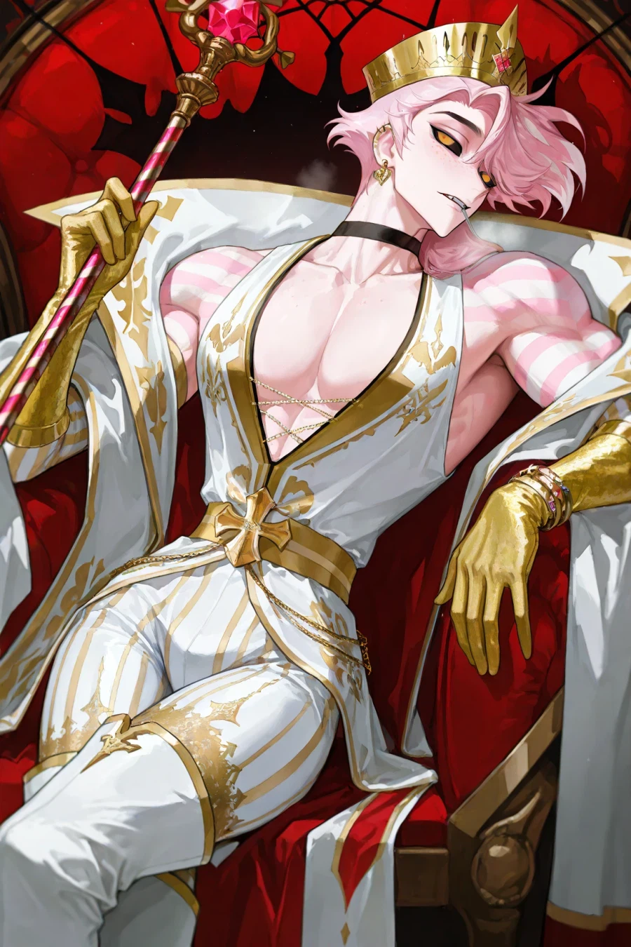 AI) 대략 이세계에서 환생해 법황이 된 엔젤 더스트 (해즈빈 호텔)_3.webp