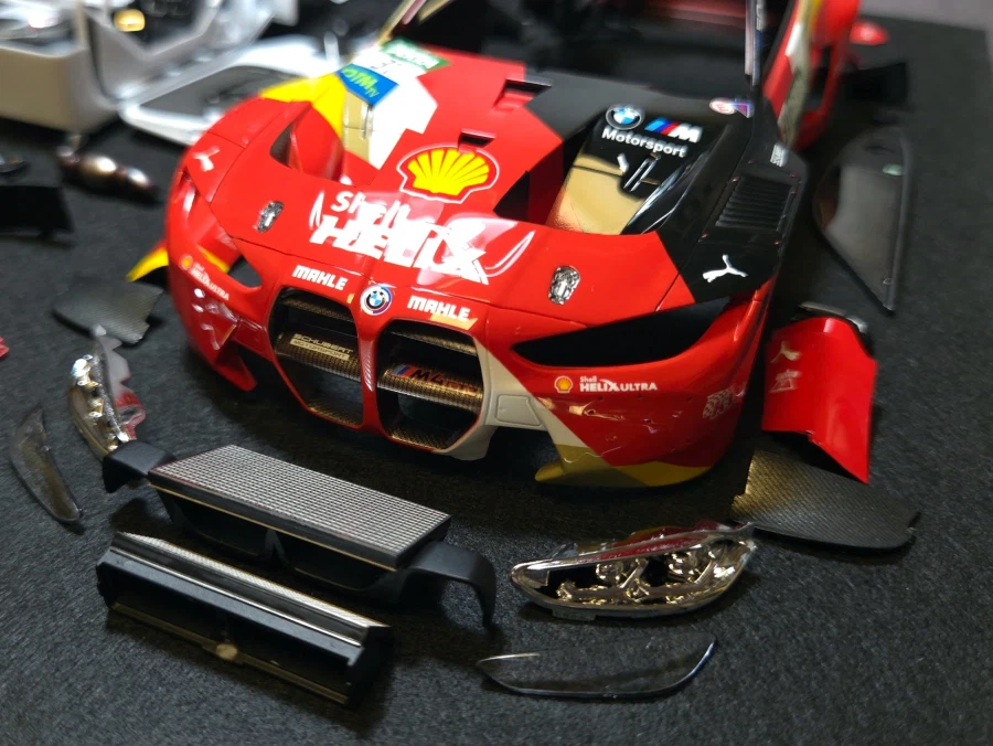 [Nunu] 가장 강력한 BMW 1/24 M4 GT3 2022 챔피언 머신 완성_30.webp