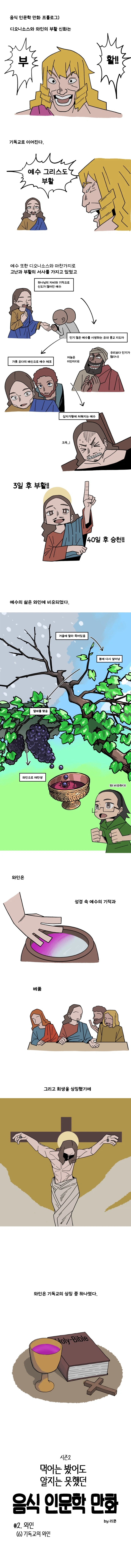 음식 인문학 만화 시즌2) #2. 와인(6) 기독교의 와인_1.webp