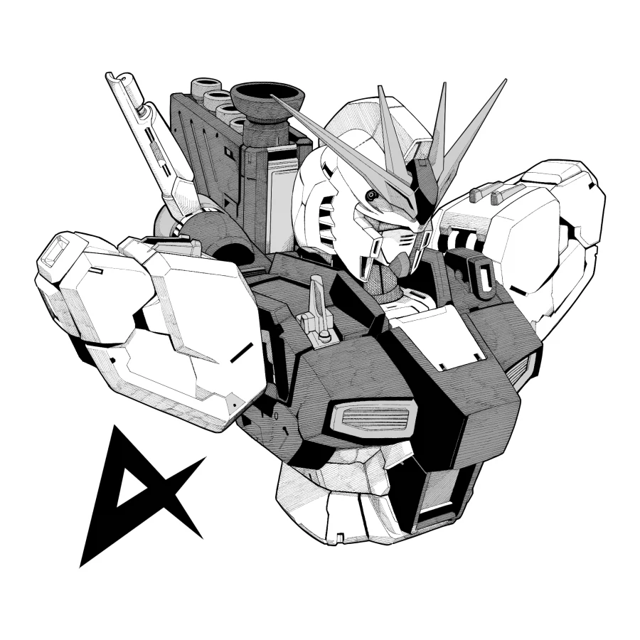 RG 뉴 건담 (트레이스 연습작)_1.webp