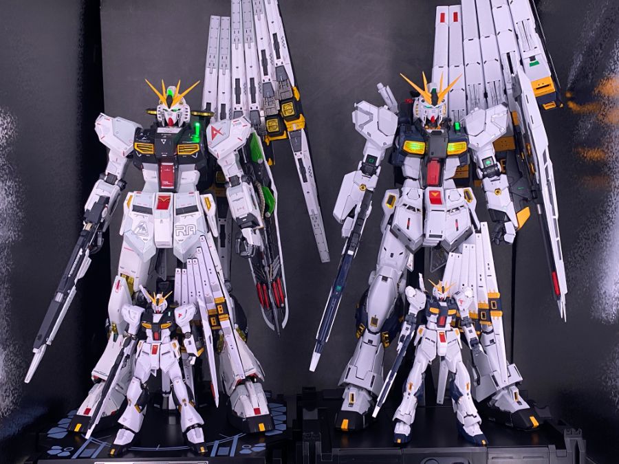 PG 언리쉬드 뉴 건담 포징 + 메탈 스트럭처 나열 사진_20.jpg
