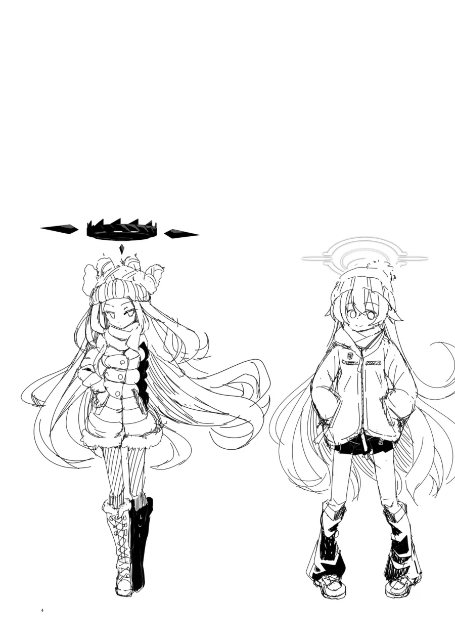 호시노와 히나, 사막의 하늘 아래 단둘이 만화 .manhwa_3.webp