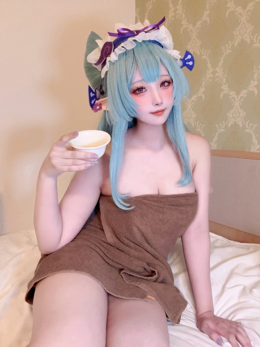 [약후,원신] 온천♨️ 야에 미코, 미즈키 코스프레_2.webp