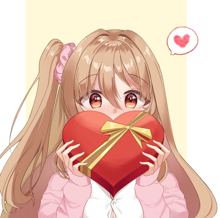 라오진) 거G 자매도 발렌타인 데이에는 초콜렛을 돌린다_1.webp