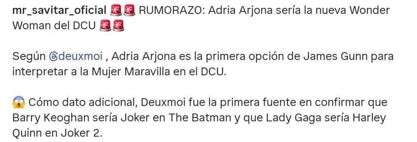 Dcu) 원더우먼 캐스팅 근황_1.webp