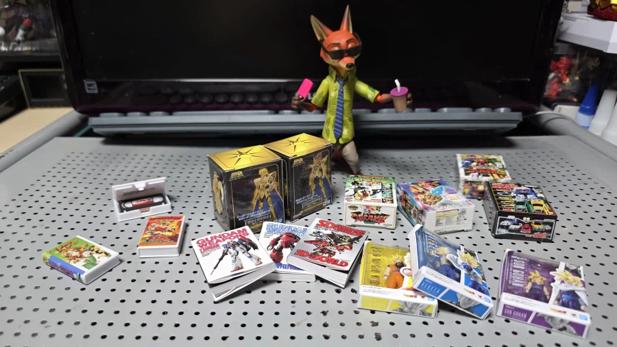 [캡슐] 반다이 미니어처 - 건담웨폰즈, 비디오, 등등_1.webp