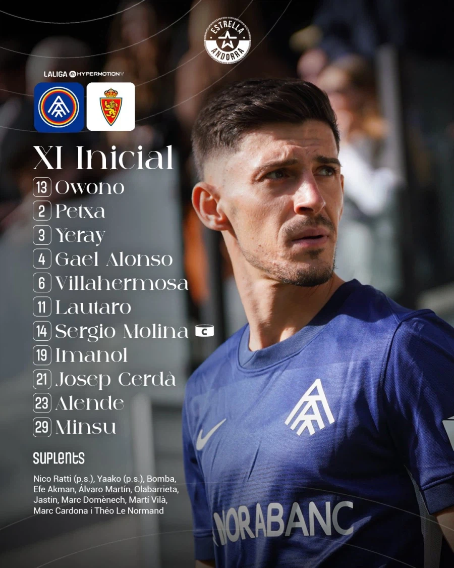 [라리가2] FC 안도라 vs 레알 사라고사 출전 명단, 김민수 선발_1.webp