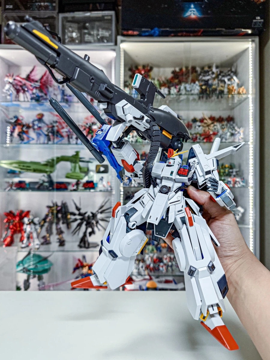 MG 풀 아머 ZZ 건담 내부 강화형 + FAZZ 장갑 조합 사진 & 영상_1.webp