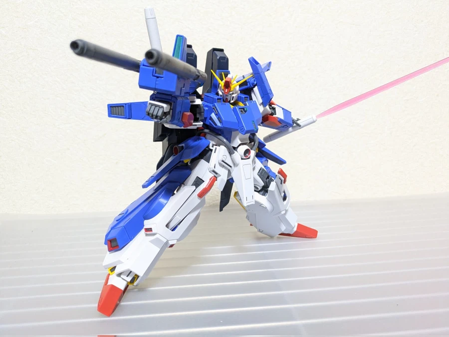 MG 풀 아머 ZZ 건담 내부 강화형 + FAZZ 장갑 조합 사진 & 영상_3.webp