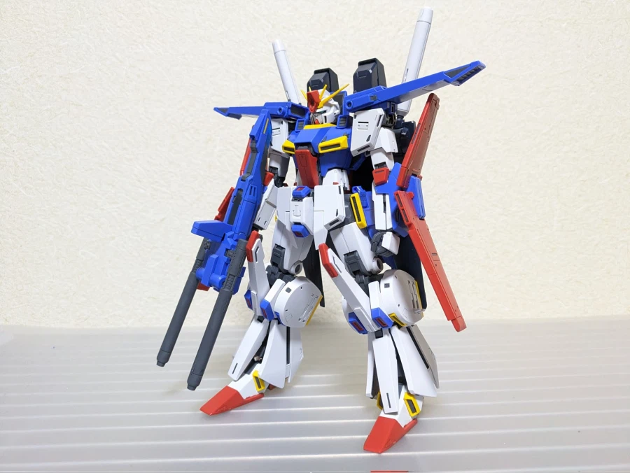 MG 풀 아머 ZZ 건담 내부 강화형 + FAZZ 장갑 조합 사진 & 영상_6.webp