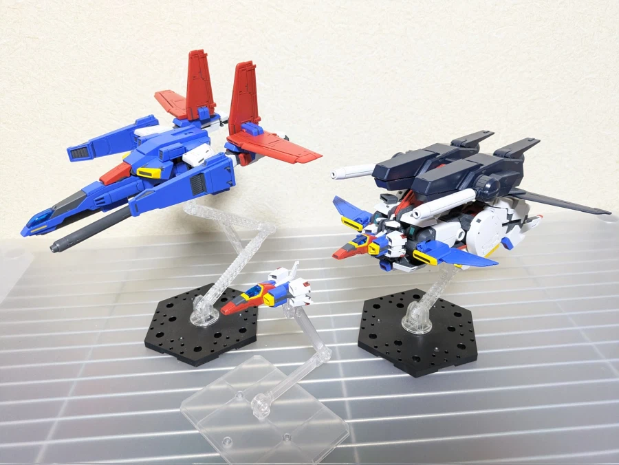 MG 풀 아머 ZZ 건담 내부 강화형 + FAZZ 장갑 조합 사진 & 영상_9.webp