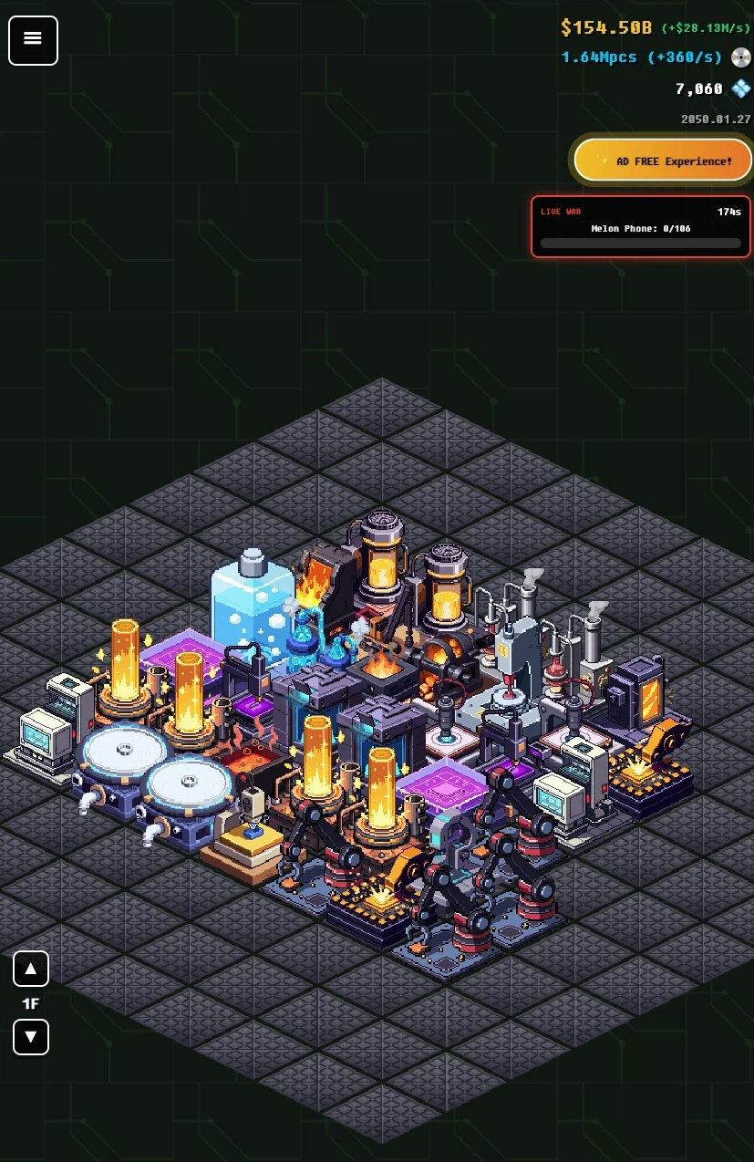 [홍보] 반도체 회사를 키우는 타이쿤 게임을 만들었습니다!_1.webp