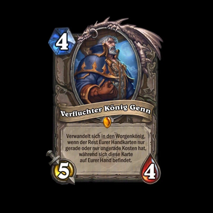 [하스스톤] 신규 중립 전설 저주받은 왕 겐 공개_1.webp