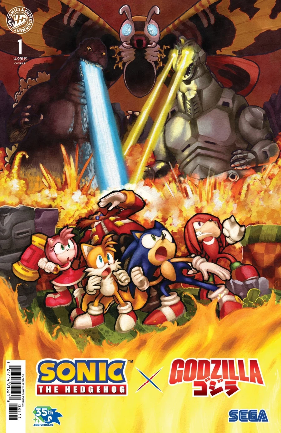 소닉) 고질라와 콜라보한 소닉 코믹스_1.webp