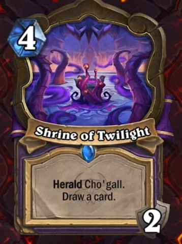 [하스스톤] 신규 흑마법사 거수 초갈&사제 카드 6장 공개_5.webp