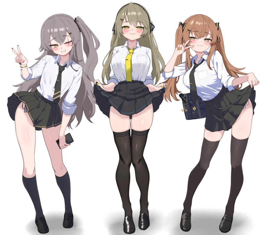 [소전] 교복 입은 움자매들_1.webp