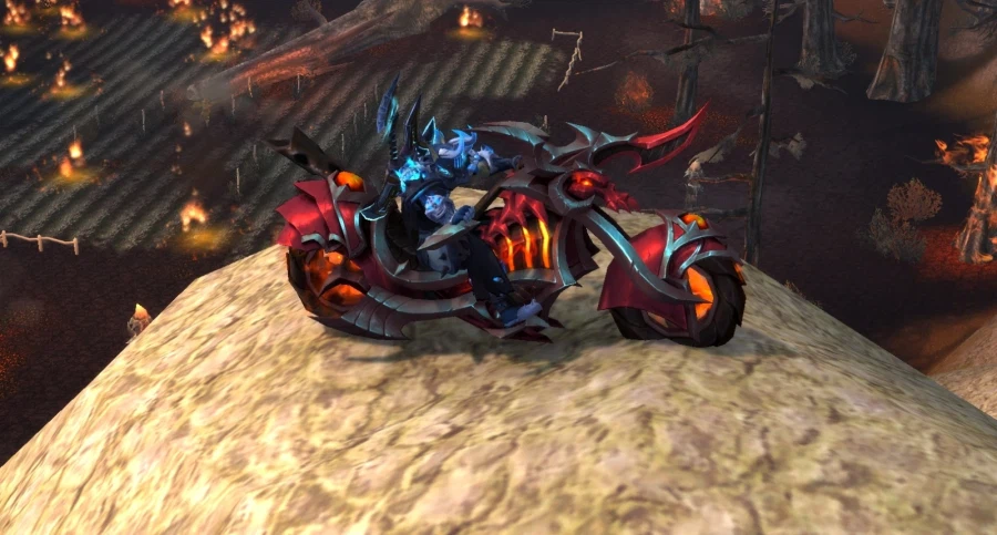 와우 x 헛개수 콜라보 '증오벼림 불꽃이륜차' 탈것 100% 증정_5.webp