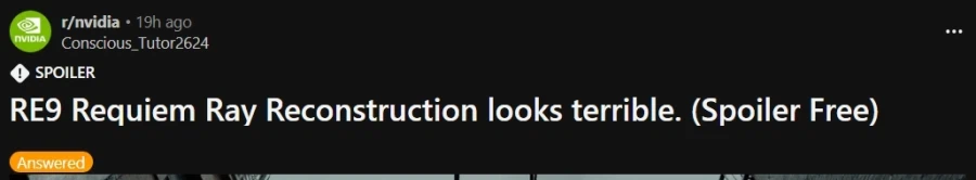 엔비디아Ray Reconstruction이 바하 레퀴엠의 퀄리티를 망치고 있다_3.webp