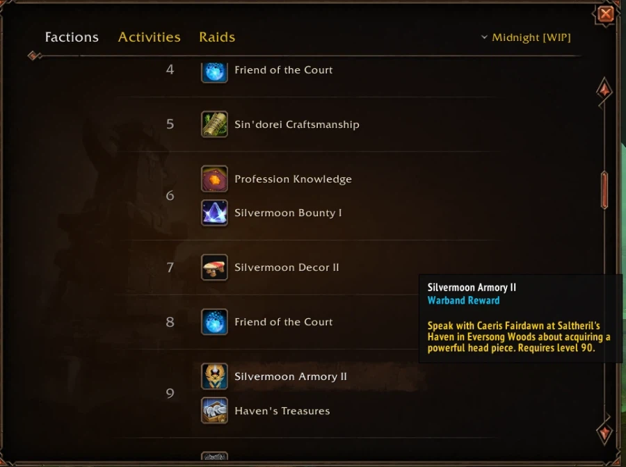 와우 한밤 영예 9 달성 시: 머리, 목, 허리, 장신구 챔피언 템 얻기 가능_1.webp